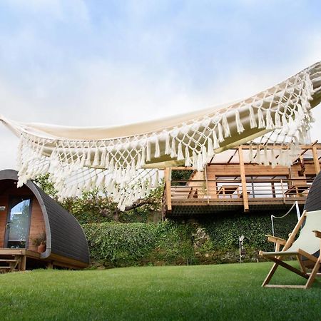Hotel Glamping Hills Santa Comba de Rossas Exterior foto